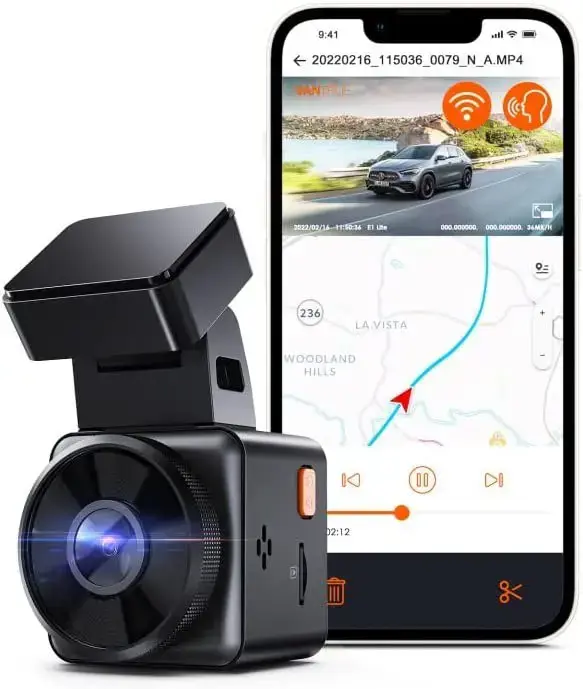 "Vantrue E1 Lite" vaizdo įrašymo įrenginys