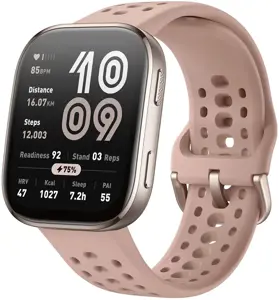 Amazfit Bip 6 Red, 5 cm (1.97"), AMOLED, Touchscreen, 512 GB, GPS (satellite), 27.9 g