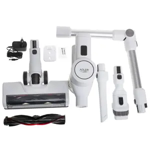 Adler Vacuum Cleaner | AD 7060 | Cordless operating | 350 W | 22 V | Operating time (max) 35 min | White | Warranty 24 month(s)