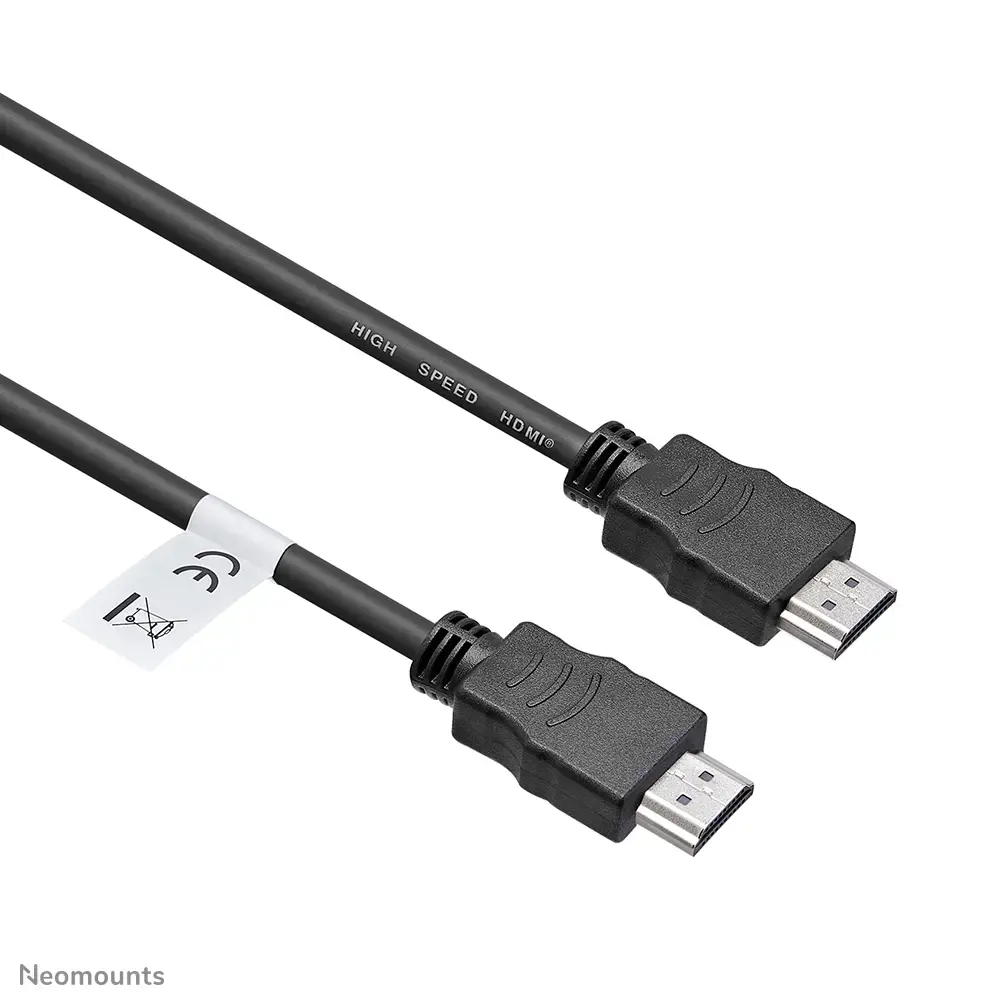 "Neomounts by Newstar" HDMI kabelis, 1 m, A tipo HDMI (standartinis), A tipo HDMI (standartinis), 10,2 Gb/s, juodas