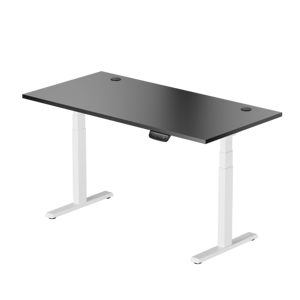 Reguliuojamo aukščio stalas Up Up Thor Baltas, Stalviršis L Juodas