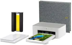 "Xiaomi" momentinių nuotraukų spausdintuvo 1S rinkinys ES spalvotas, terminis, "Wi-Fi", baltas