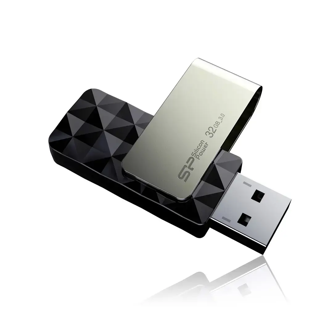 SILICONPOW SP032GBUF3B30V1K Silicon Power atmintinė USB Blaze B30 32GB USB 3.0 juoda
