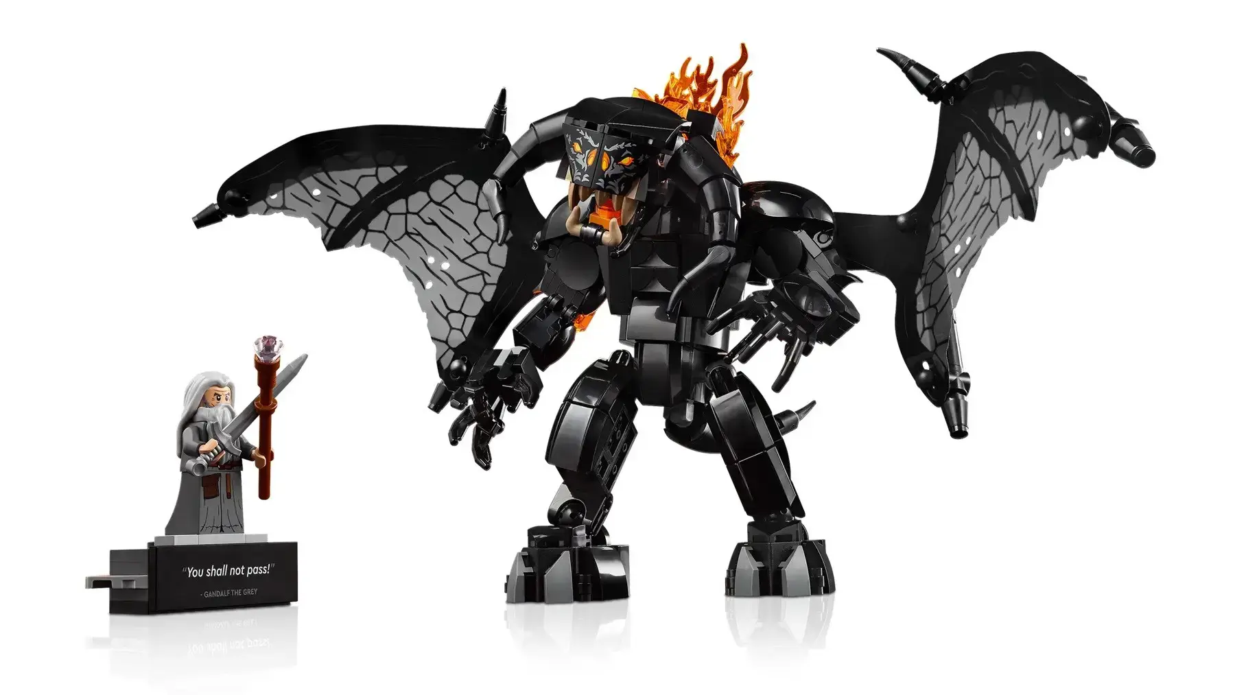 LEGO ICONS 10367 The Lord of the Rings: Balrog Book Nook