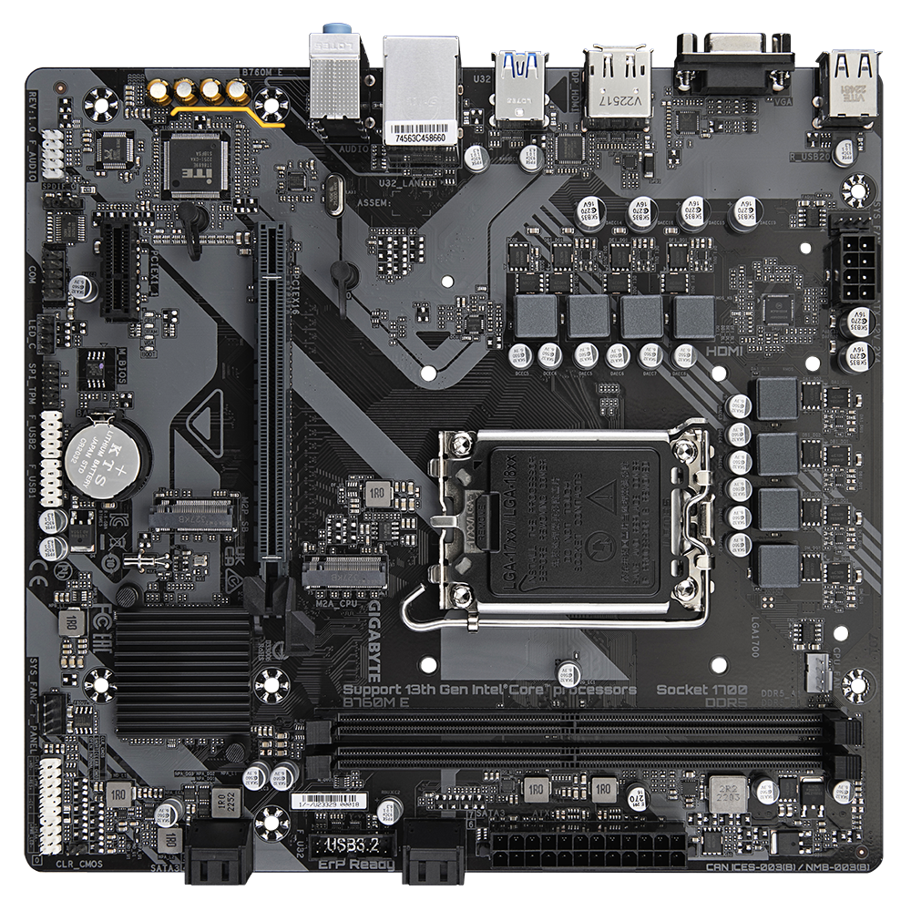 GIGABYTE B760M E (rev. 1.0)