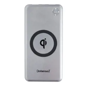 MAITINIMO BANKAS USB 10000MAH/QC&WRL SIDABRINIS WPD10000 INTENSO
