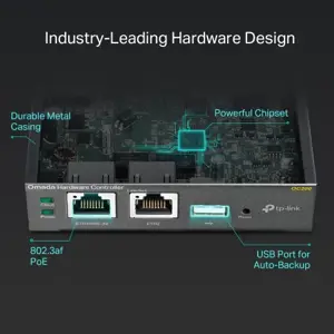 "TP-Link Omada Cloud Controller", juoda, CE, FCC, RoHS, 1000 MHz, 1024 MB, DDR3, 4000 MB
