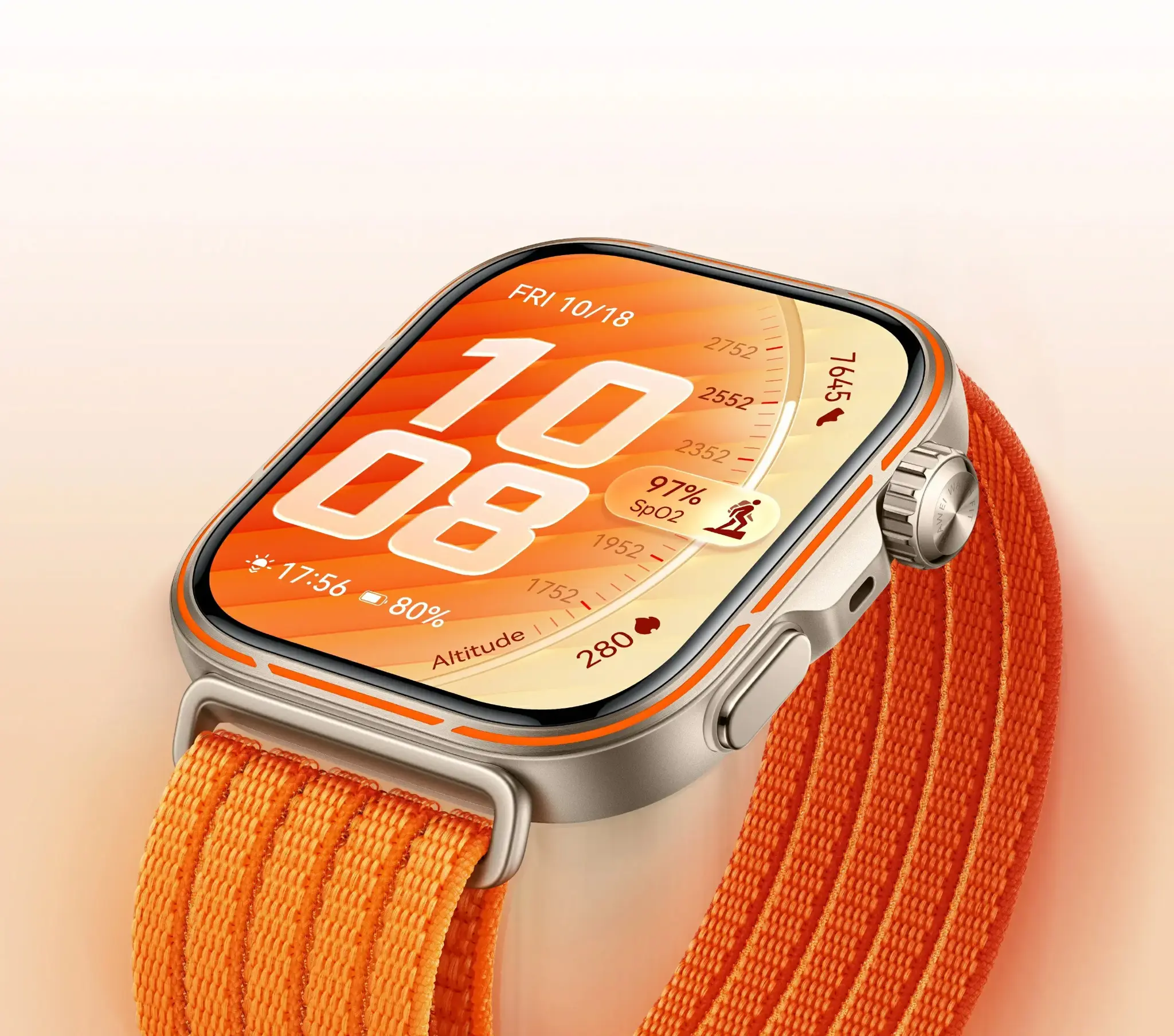 Huawei Watch FIT 5 Pro, Orange, Niki-B29W