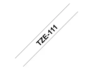 Brother TZE-111, Black on transparent, TZe, Transparent, Direct thermal, China, Brother