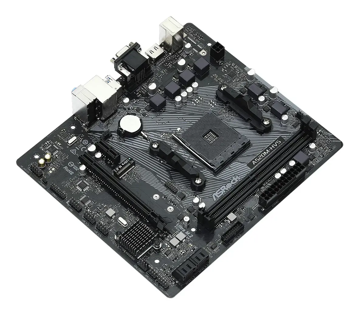 ASROCK A520M-HVS AM4 2xDDR4 mATX MB