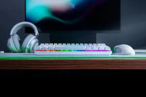 RAZER Huntsman Mini - Mercury Ed. Purple Switch - JAV išdėstymo klaviatūra