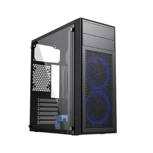 GEMBIRD žaidimų kompiuterių korpusas Fornax M100B Blue Ventiliatoriai