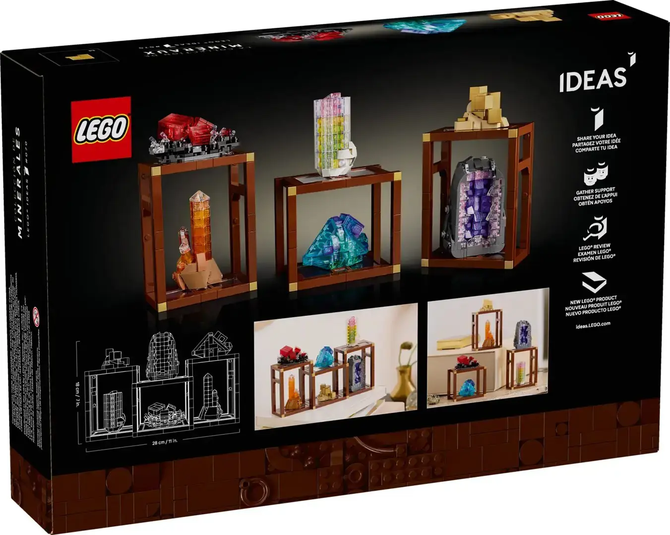 LEGO IDEAS 21362 Mineral Collection