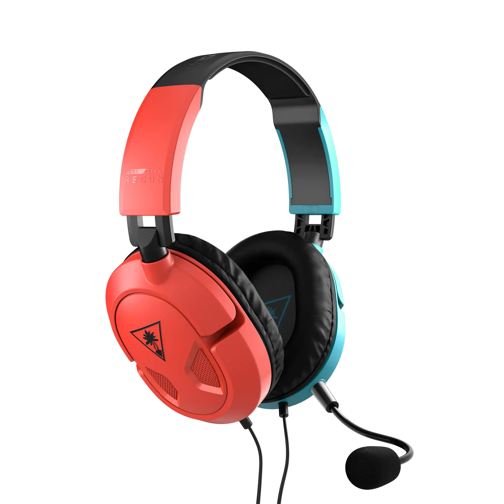 "Turtle Beach Recon 50", laidinės, žaidimų, 20 - 2000 Hz, 530,7 g, ausinės, mėlynos, raudonos