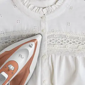 Tefal Virtuo 30 FV2C40E0 iron Dry & Steam iron Ceramic soleplate 2000 W Peach, White