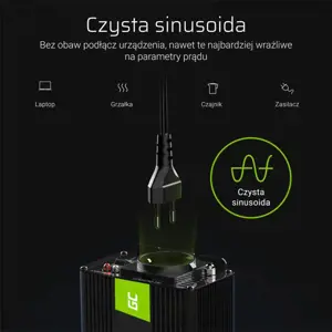 GREEN CELL įtampos inverteris UPS krosnims ir centrinio šildymo siurbliams 300W