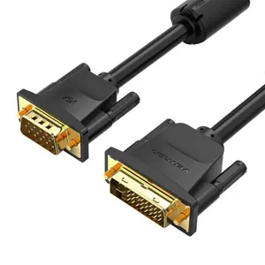 DVI(24+5) - VGA kabelis 1,5 m Vention EACBG (juodas)