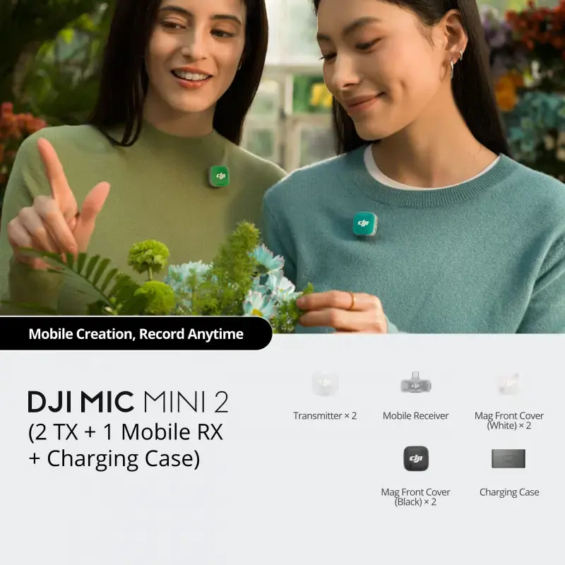 CAMERA ACC MIC MINI 2 2TX+1MRX/+CASE CP.RN.00000532 DJI