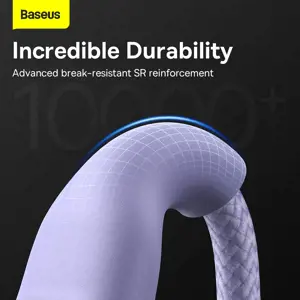 Baseus Flash Series II USB Type C | USB Type A cable - USB Type C | Lightning | micro USB 100 W 1.2 m purple (CASS030105)