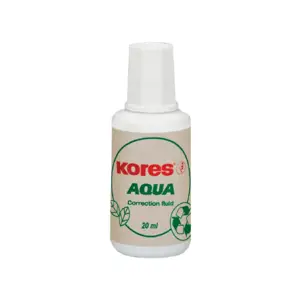 Korekcinis skystis KORES AQUA, 20 ml, su teptuku