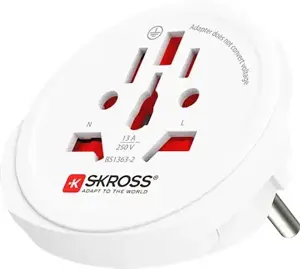 Skross travel adapter World - Europe