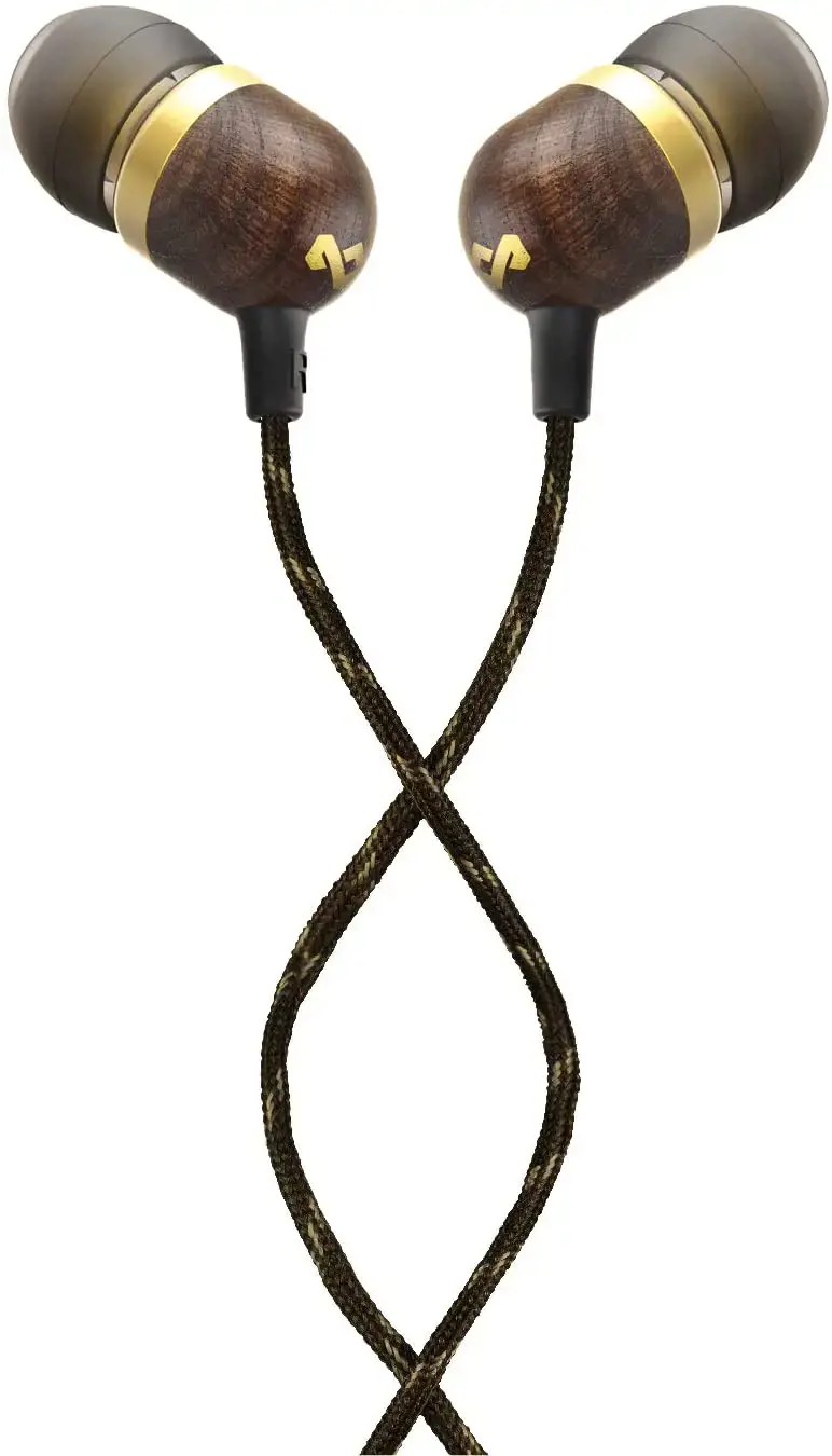 "Marley Smile Jamaica" ausinės, į ausis, laidinės, su mikrofonu, žalvaris