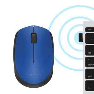 LOGITECH M171 belaidė pelė BLUE