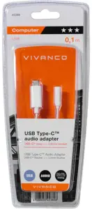 "Vivanco" adapteris USB-C - 3,5 mm 10 cm (45389)