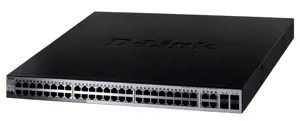 D-LINK 52 prievadų Smart Layer2 valdomas 48x PoE Gigabitinis jungiklis dlink green 3.0 48x 10/100/1000Mbit/s TP RJ-45 PoE prievadų 802.3at
