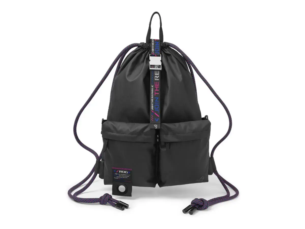 Asus | ROG SLASH Multi-use Drawstring Bag | Drawstring bag | Black