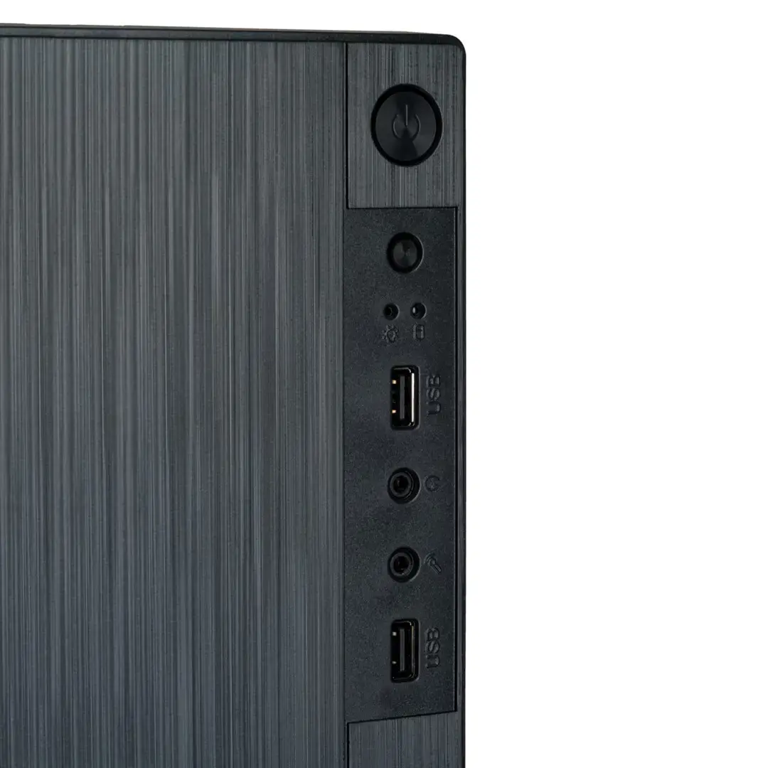AKYGA Micro ATX korpusas AK35BK 2x USB 2.0 juodas be maitinimo šaltinio