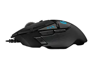LOGITECH G502 laidinė žaidimų pelė - HERO - BLACK - USB - EWR2