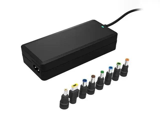 NATEC NZU-0991 "Natec" universalus nešiojamųjų kompiuterių kintamosios srovės adapteris "Torpedo UNI-90", juodas