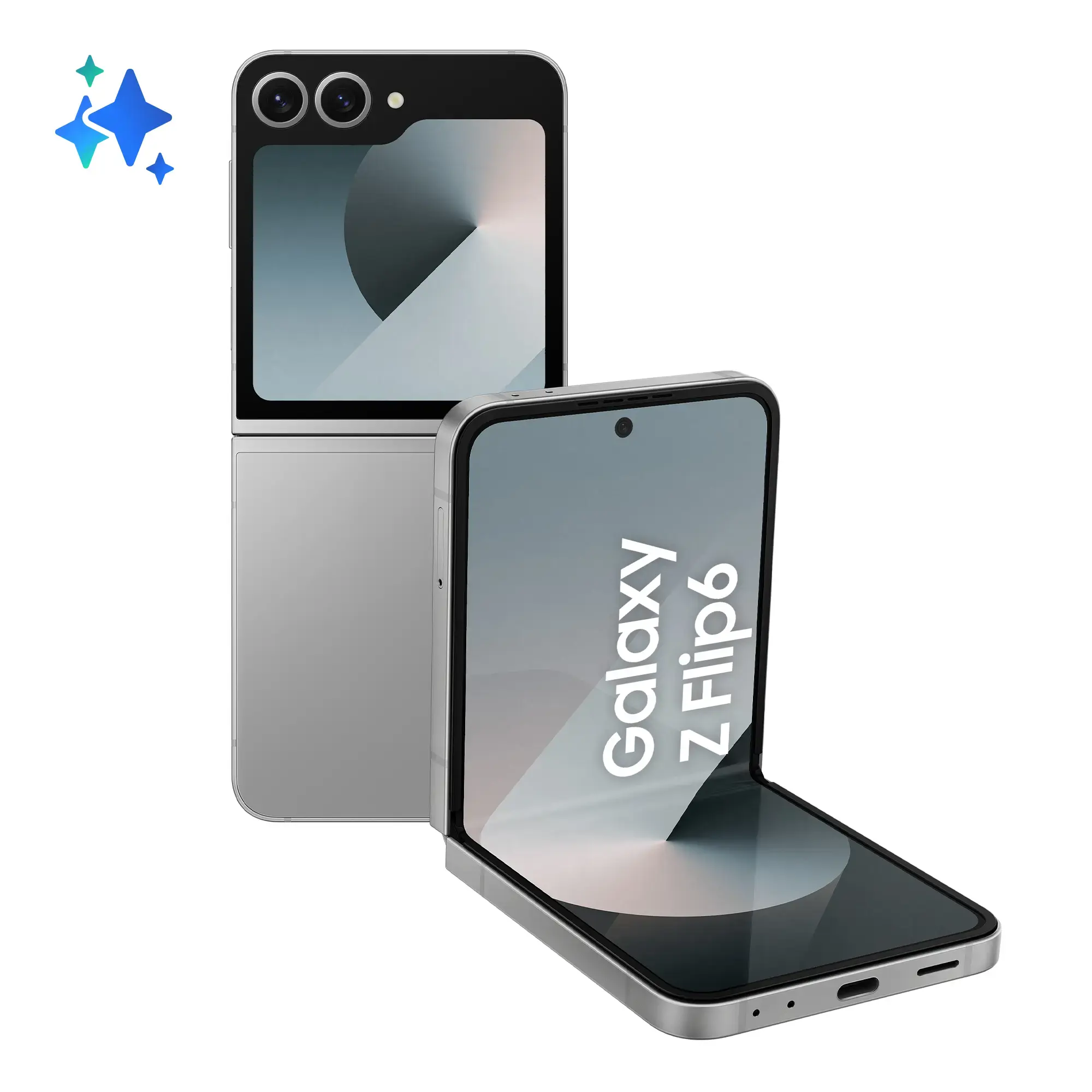 Samsung Galaxy Z Flip6 SM-F741B, 17 cm (6.7"), 12 GB, 256 GB, 50 MP, Android 14, Silver