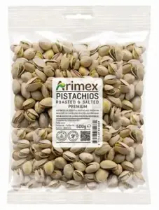 Kepintos pistacijos ARIMEX, sūdytos, 500 g