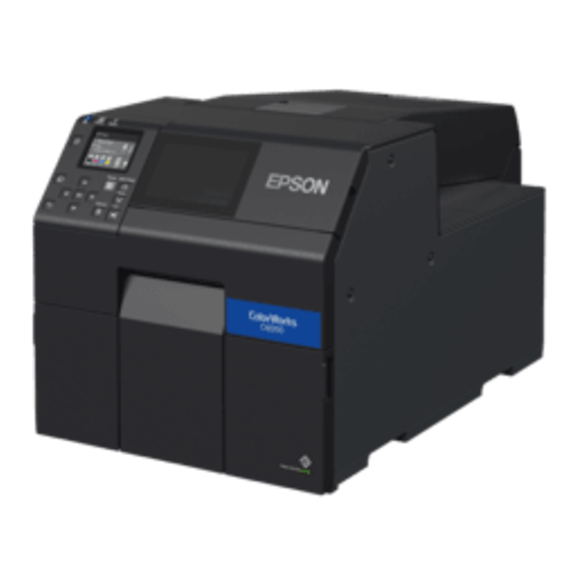 "Epson ColorWorks CW-C6500Ae", pjaustyklė, displėjus, USB, Ethernet, juoda