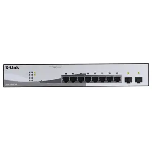 D-Link DGS-1210-10, Managed, L2, Gigabit Ethernet (10/100/1000), Full duplex, Rack mounting, 1U