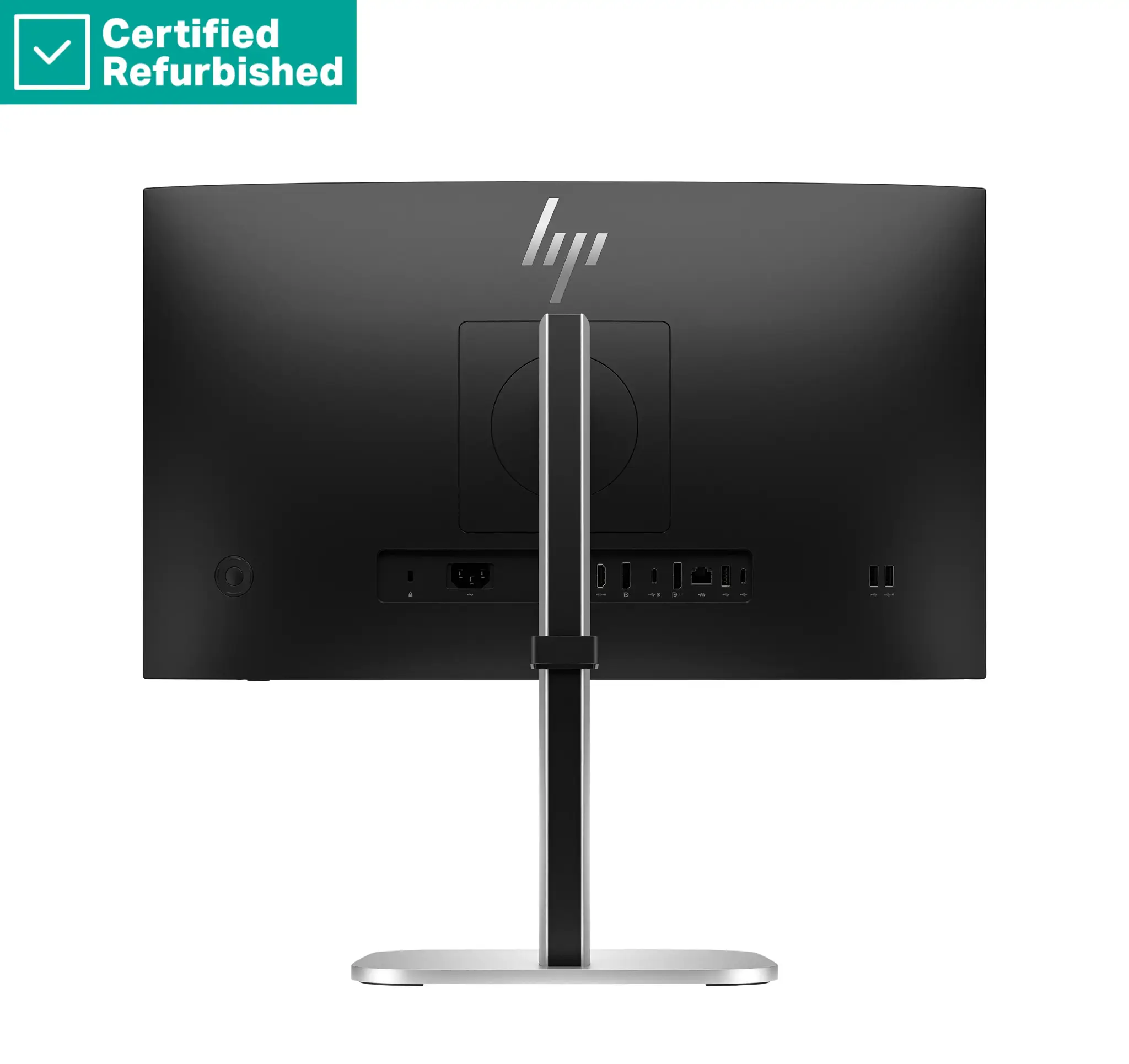 RENEW GOLD HP 524pu Series 5 Pro FHD Charging Monitor - 23.8" 1920x1080 FHD 350-nit 100Hz AG, IPS, USB-C(100W/15W)/HDMI/DisplayPort Daisy-Chain, 3x USB-A, RJ-45 LAN, height adjustable/tilt/swivel/pivot, 1 years (replaces E24u G5)
