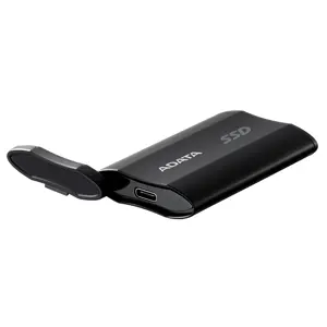 Išorinis SSD diskas ADATA SD810 1TB USB-C Įrašymo greitis 2000 MBajtų/sek Skaitymo greitis 2000 MBajtų/sek SD810-1000G-CBK