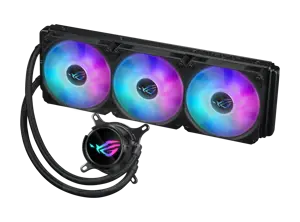 ASUS ROG Strix LC III 360 ARGB, Liquid cooling kit, 12 cm, 36 dB, 70.38 cfm, Black