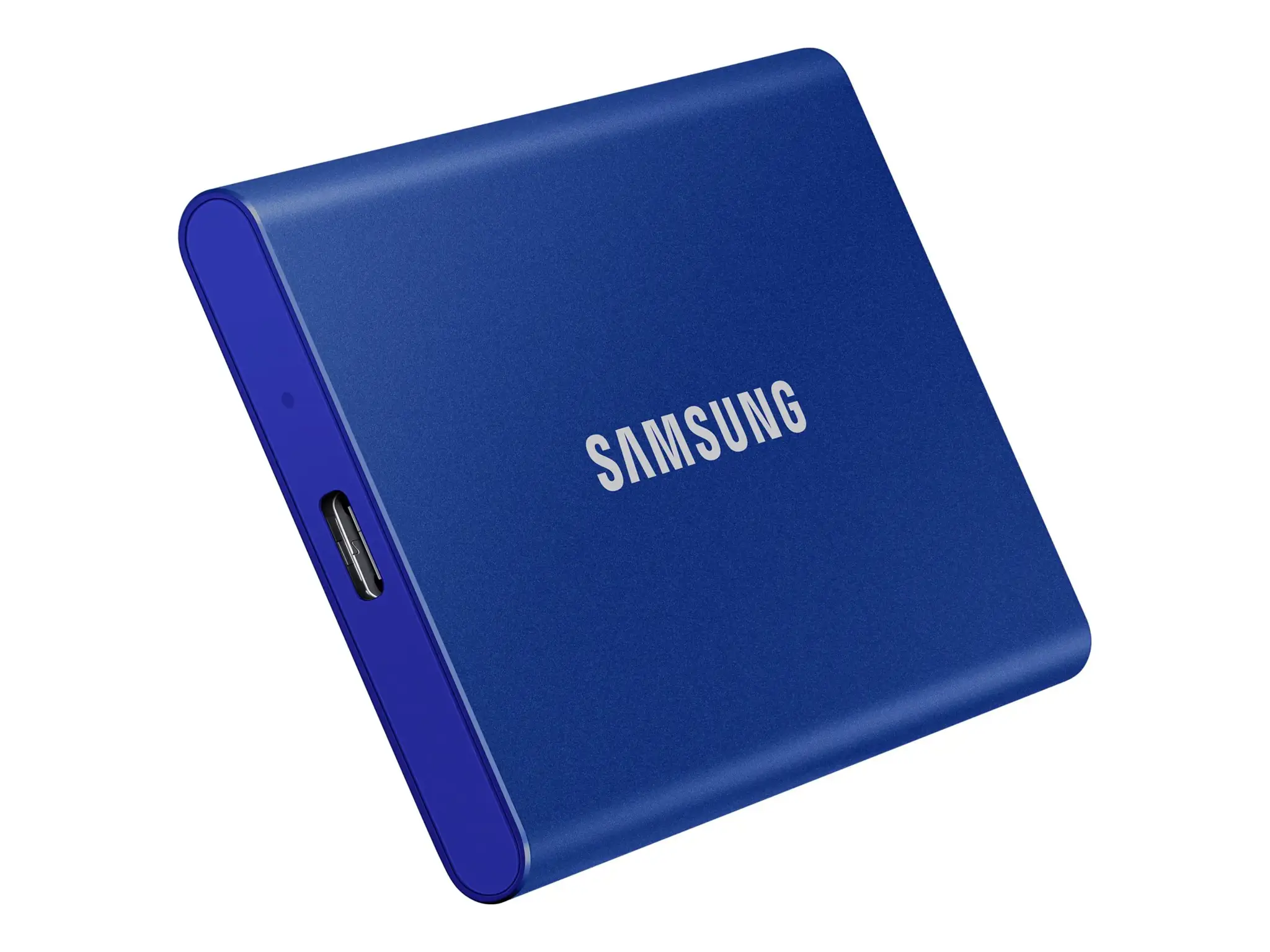 "Samsung" nešiojamasis SSD T7, 1000 GB, C tipo USB, 3.2 Gen 2 (3.1 Gen 2), 1050 MB/s, apsauga nuo slaptažodžio, mėlynas
