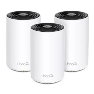 Wireless Router TP-LINK Wireless Access Point / Router 2-pack 5400 Mbps Mesh Wi-Fi 6e 2x10/100/1000…