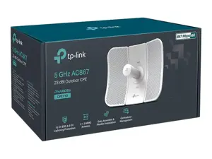 TP-Link CPE710, 867 Mbps, 10,100,1000 Mbps, 5,15-5,85 GHz, IEEE 802.11a, IEEE 802.11ac, IEEE 802.11n, IEEE 802.11n, 80 MHz, 27 dBmW