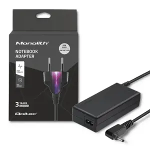 QOLTEC 51506 Nešiojamojo kompiuterio kintamosios srovės maitinimo adapteris Qoltec f Asus 45W 19V 2…