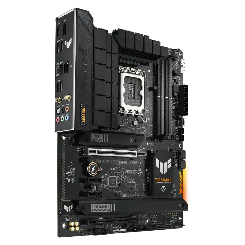 ASUS TUF Gaming B760-Plus WIFI, "Intel", LGA 1700, "Intel® Celeron®", "Intel® Core™ i3", "Intel® Core™ i5", "Intel® Core™ i7", LGA 1700, DDR5-SDRAM, 128 GB