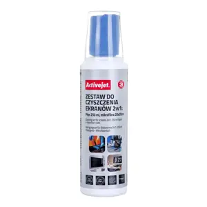 Activejet AOC-269 Ekrano valymo rinkinys 2in1 250 ml/20x20 cm