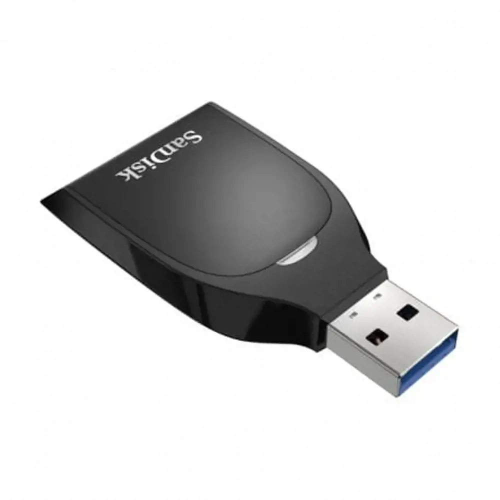 SANDISK kortelių skaitytuvas 3 in 1 (SDXC/SD/SDHC), USB 3.0, "Juoda