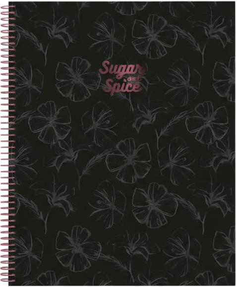 A5 Spiral Book 80sh Ambar Sugar&Spice Lin