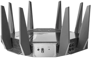 ASUS GT-AXE11000, "Wi-Fi 6" (802.11ax), trijų dažnių (2,4 GHz / 5 GHz / 6 GHz), Ethernet LAN, juodas, stalinis maršrutizatorius
