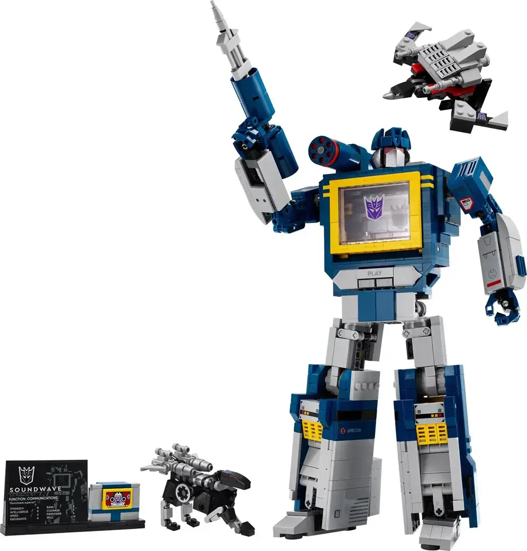 LEGO ICONS 10358 Transformers: Soundwave
